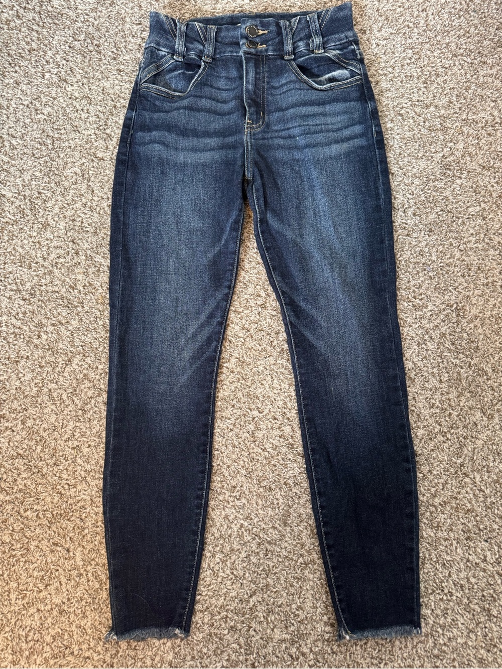 KanCan Dark Blue High-Rise Skinny Jeans